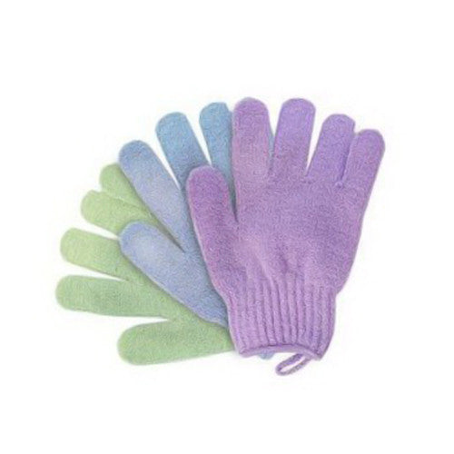 Retail Imports Exfoliating Wash Gloves, Assorted - 3 Ea, 1 Pack